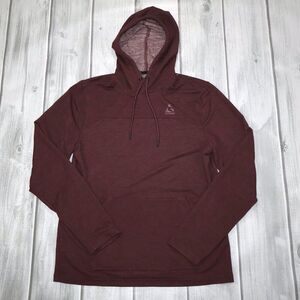Gerry Men's Fleece Performance Hoodie (Maroon, Medium)